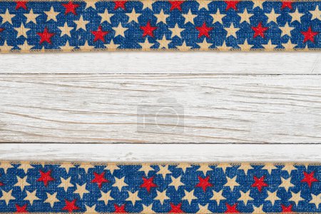 Photo for USA red, white and blue stars background with space for your US or patriotic message - Royalty Free Image