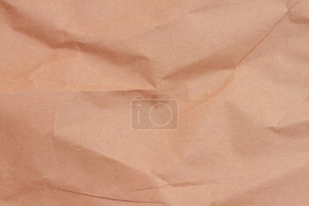 Téléchargez les photos : Papier d'emballage boucher brun affligé marron avec texture et espace de copie pour votre message d'emballage ou son utilisation comme texture - en image libre de droit