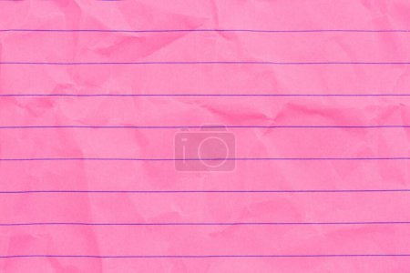 Foto de Fondo de papel arrugado de la escuela forrado de rosa retro con espacio de copia para su mensaje escolar - Imagen libre de derechos