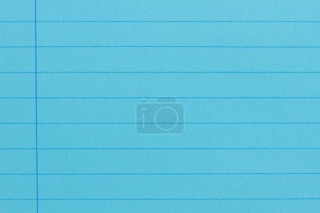 Photo for Retro blue lined school notebook paper background with copy space for your school message - Royalty Free Image