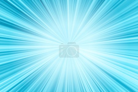 Photo for Teal ray sun burst abstract background for a vintage message - Royalty Free Image
