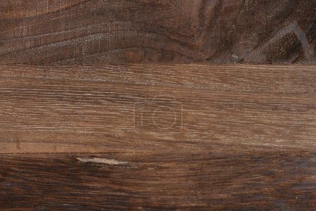 Photo for Brown weathered grained textured material wood background - Royalty Free Image