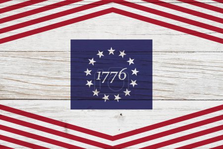 Téléchargez les photos : Vintage vieux Betsy Ross 13 étoiles drapeau américain altérée - en image libre de droit