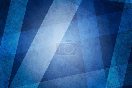 Photo for Blue and white retro line abstract background for a business message - Royalty Free Image