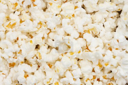 Popcorn salty and healthy snack background