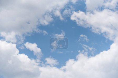 Photo for Blue sky with white clouds - Royalty Free Image