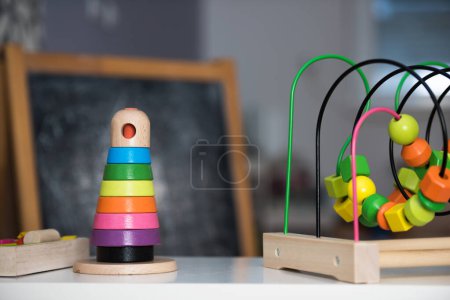 Photo for Didactic Educational Toys for Children - Royalty Free Image