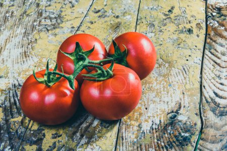 Photo for Fresh red tomatoes close up - Royalty Free Image