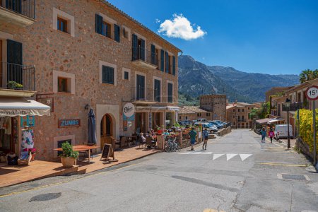 Photo for FORNALUTX, MALLORCA, SPAIN - CIRCA MAI, 2016:  The Fornalutx village on Mallorca Island, the Balearic Islands in the Mediterranean Sea, Spain - Royalty Free Image