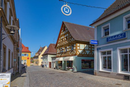 Photo for HOECHSTADT AN DER AISCH, GERMANY - CIRCA APRIL, 2024: The cityscape of Hoechstadt an der Aisch town in Bavaria, Germany - Royalty Free Image