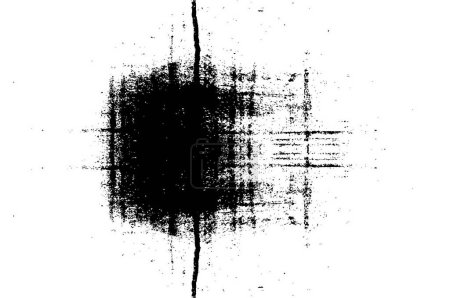 Illustration for Grunge texture. abstract black and rough background. - Royalty Free Image