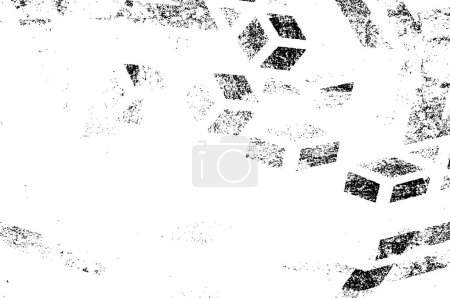 Illustration for Grunge texture. abstract black and rough background. - Royalty Free Image