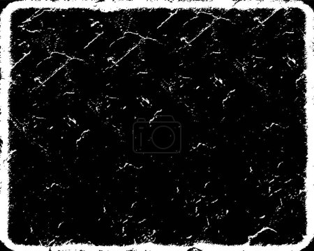 Ilustración de Fondo abstracto en blanco y negro, textura monocromática - Imagen libre de derechos