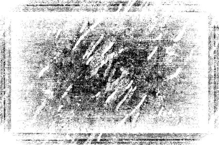 Ilustración de Negro y blanco monocromo viejo grunge fondo envejecido vintage. textura abstracta - Imagen libre de derechos