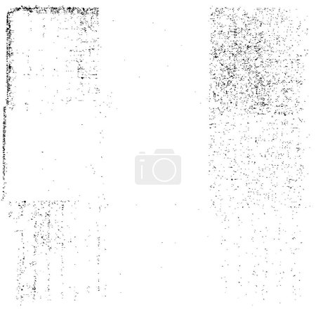 Illustration for Abstract distressed black and white textured background - Royalty Free Image