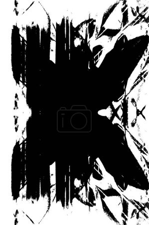 Illustration for Abstract distressed overlay texture of concrete - Royalty Free Image