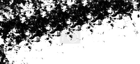 Ilustración de Fondo texturizado grunge blanco y negro abstracto - Imagen libre de derechos
