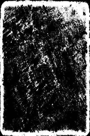 Téléchargez les illustrations : Abstrait noir et blanc fond grunge avec des fissures - en licence libre de droit