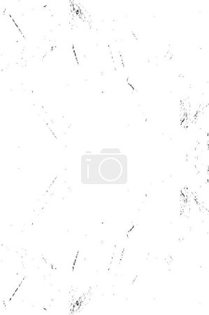 Ilustración de Grunge grietas textura, papas fritas, manchas. Patrón abstracto de artículos impresos en blanco y negro - Imagen libre de derechos