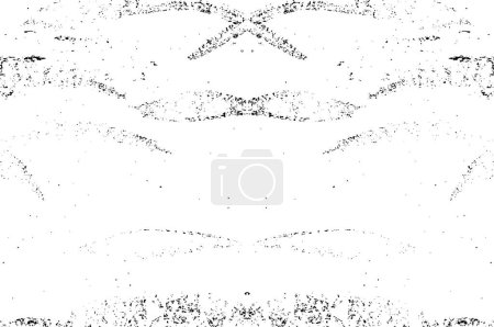 Illustration for Distressed black and white texture. grunge texture. abstract background. - Royalty Free Image