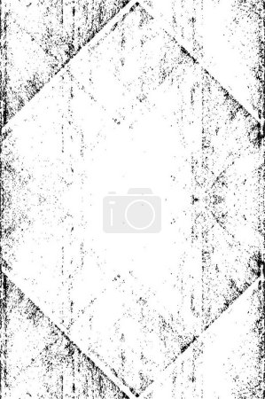 Ilustración de Textura angustiada en blanco y negro. textura grunge. fondo abstracto. - Imagen libre de derechos