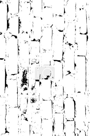 Photo for Black and white monochrome old grunge vintage weathered background abstract antique texture with retro pattern - Royalty Free Image