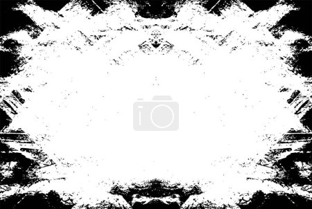 Illustration for Abstract grunge black and white textured background - Royalty Free Image