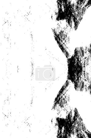 Téléchargez les illustrations : Texture noire et blanche. abstrait fond grunge. illustration vectorielle - en licence libre de droit