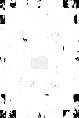 Illustration for Black and white grunge background. vintage weathered abstract surface. vector illustration - Royalty Free Image
