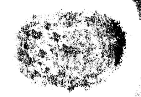 Ilustración de Fondo grunge abstracto en blanco y negro, ilustración vectorial - Imagen libre de derechos