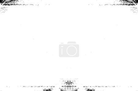 Illustration for Black and white abstract grunge background, vector illustration - Royalty Free Image