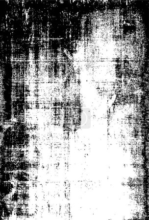 Ilustración de Fondo abstracto en blanco y negro, textura grunge, ilustración vectorial - Imagen libre de derechos