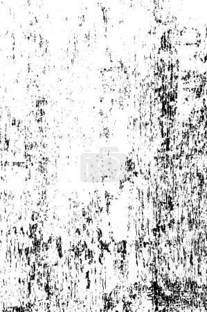 Ilustración de Fondo abstracto en blanco y negro, textura grunge, ilustración vectorial - Imagen libre de derechos