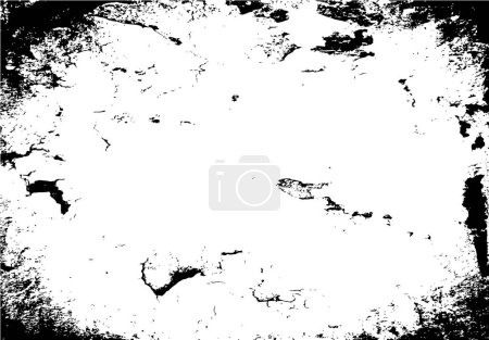 Ilustración de Fondo abstracto. textura áspera. fondo texturizado en blanco y negro. - Imagen libre de derechos