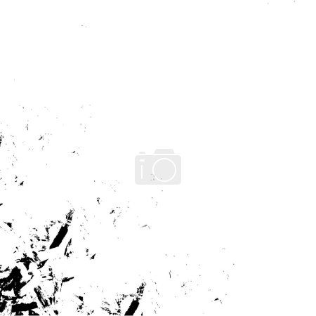 Téléchargez les illustrations : Abstrait Texture Grunge noir et blanc - en licence libre de droit