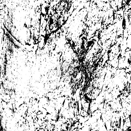 Ilustración de Fondo monocromo abstracto. Ilustración vectorial en blanco y negro - Imagen libre de derechos
