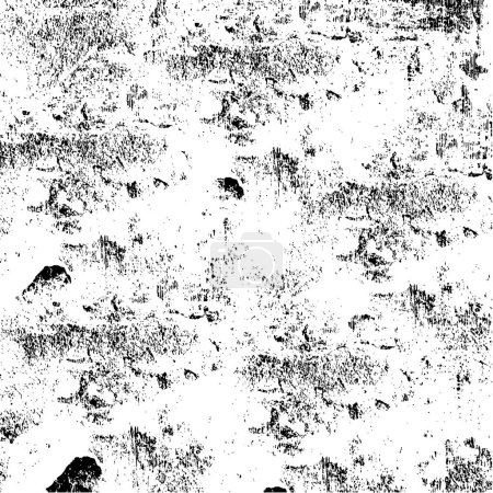 Téléchargez les illustrations : Abstrait Texture Grunge noir et blanc - en licence libre de droit