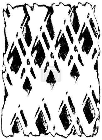 Ilustración de Fondo abstracto grunge blanco y negro. ilustración vectorial - Imagen libre de derechos