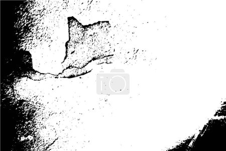 Téléchargez les illustrations : Abstrait noir et blanc fond grunge - en licence libre de droit