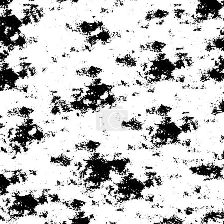 Illustration for Abstract black and white textured background. - Royalty Free Image