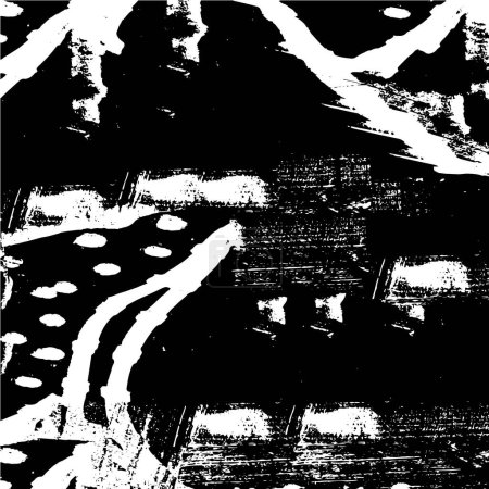 Ilustración de Fondo grunge abstracto. tonos blanco y negro. - Imagen libre de derechos