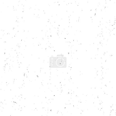 Illustration for Grunge overlay layer. Abstract black and white vector background. Monochrome vintage surface with dirty pattern. - Royalty Free Image