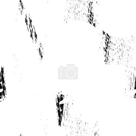 Ilustración de Plantilla grunge abstracta en blanco y negro para fondo - Imagen libre de derechos