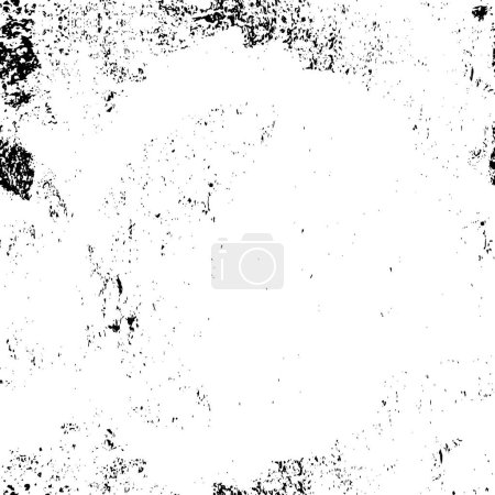 Téléchargez les illustrations : Abstrait noir et blanc grunge modèle pour l'arrière-plan - en licence libre de droit