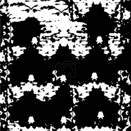 Illustration for Seamless pattern with ink spots. grunge texture - Royalty Free Image