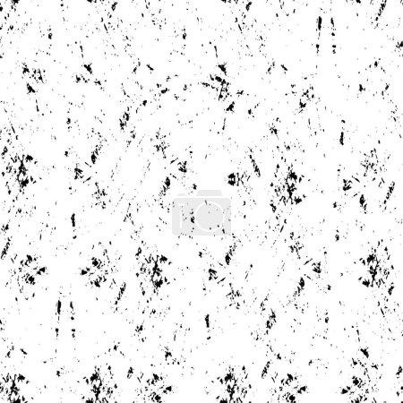 Ilustración de Abstracto en blanco y negro textura áspera, ilustración vectorial - Imagen libre de derechos