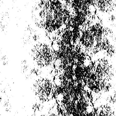 Illustration for Abstract black and white rough texture, vector illustration - Royalty Free Image