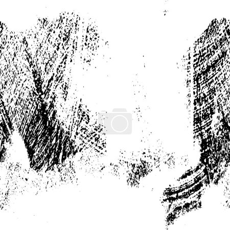 Ilustración de Textura superpuesta angustiada de hormigón agrietado - Imagen libre de derechos