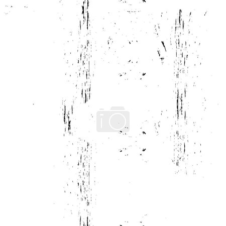 Illustration for Black and white monochrome old grunge vintage weathered background abstract antique texture with retro pattern - Royalty Free Image