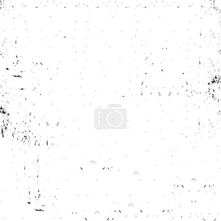 Illustration for Black and white monochrome old grunge vintage weathered background abstract antique texture with retro pattern - Royalty Free Image